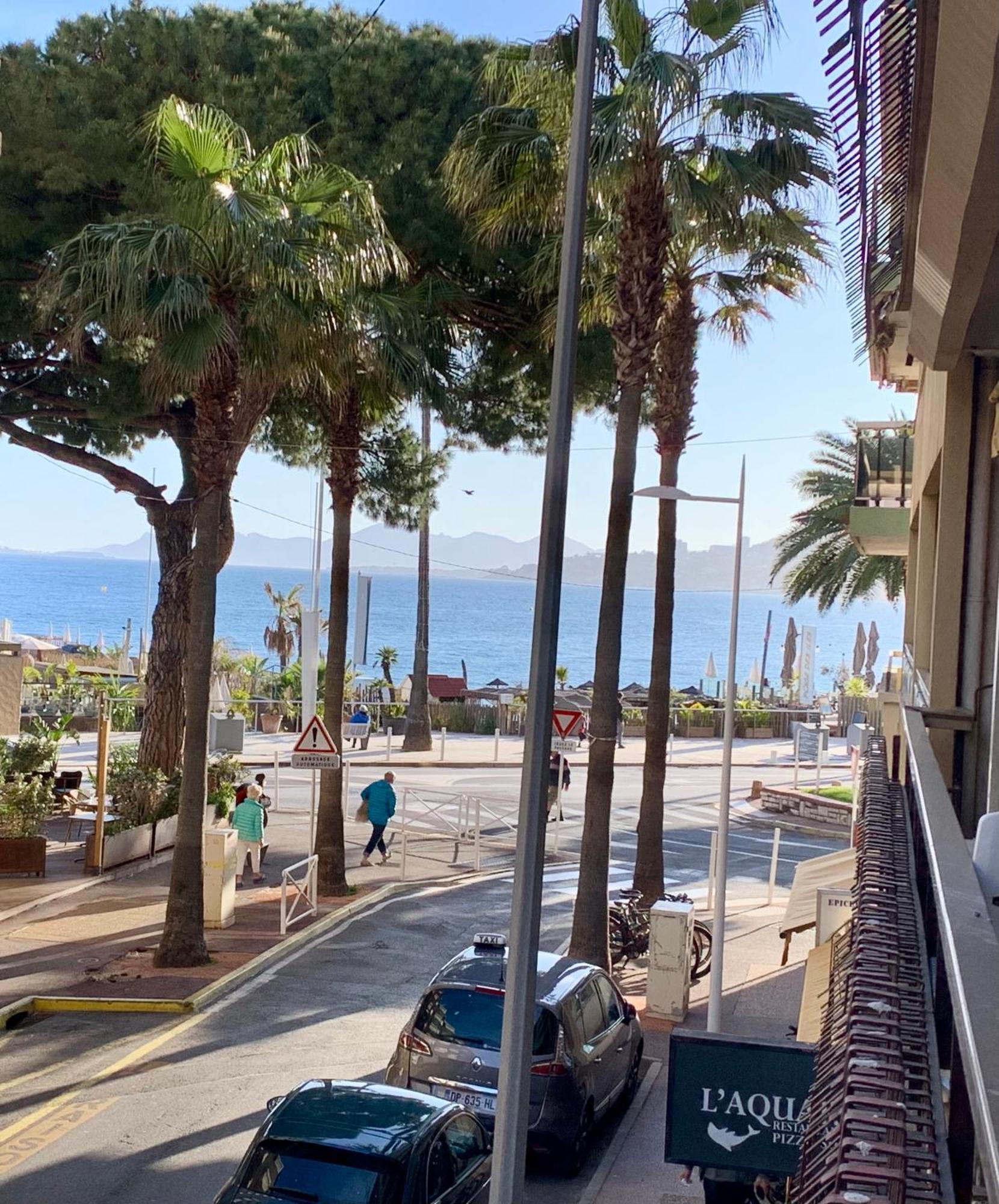 Somptueux Appartement 20M Plages Avec Vue Mer 昂蒂布 外观 照片